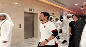 ولي العهد الأردني يحضر مباراة النشامى ضد السعودية في ستاد البيت لتحديد مصير نهائي البطولة 1